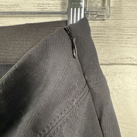 Ann Taylor Loft Black Flowy Knee Length Skirt Womens Size 4 - Picture 4 of 5